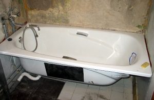 Установка стальной ванны в Дербенте